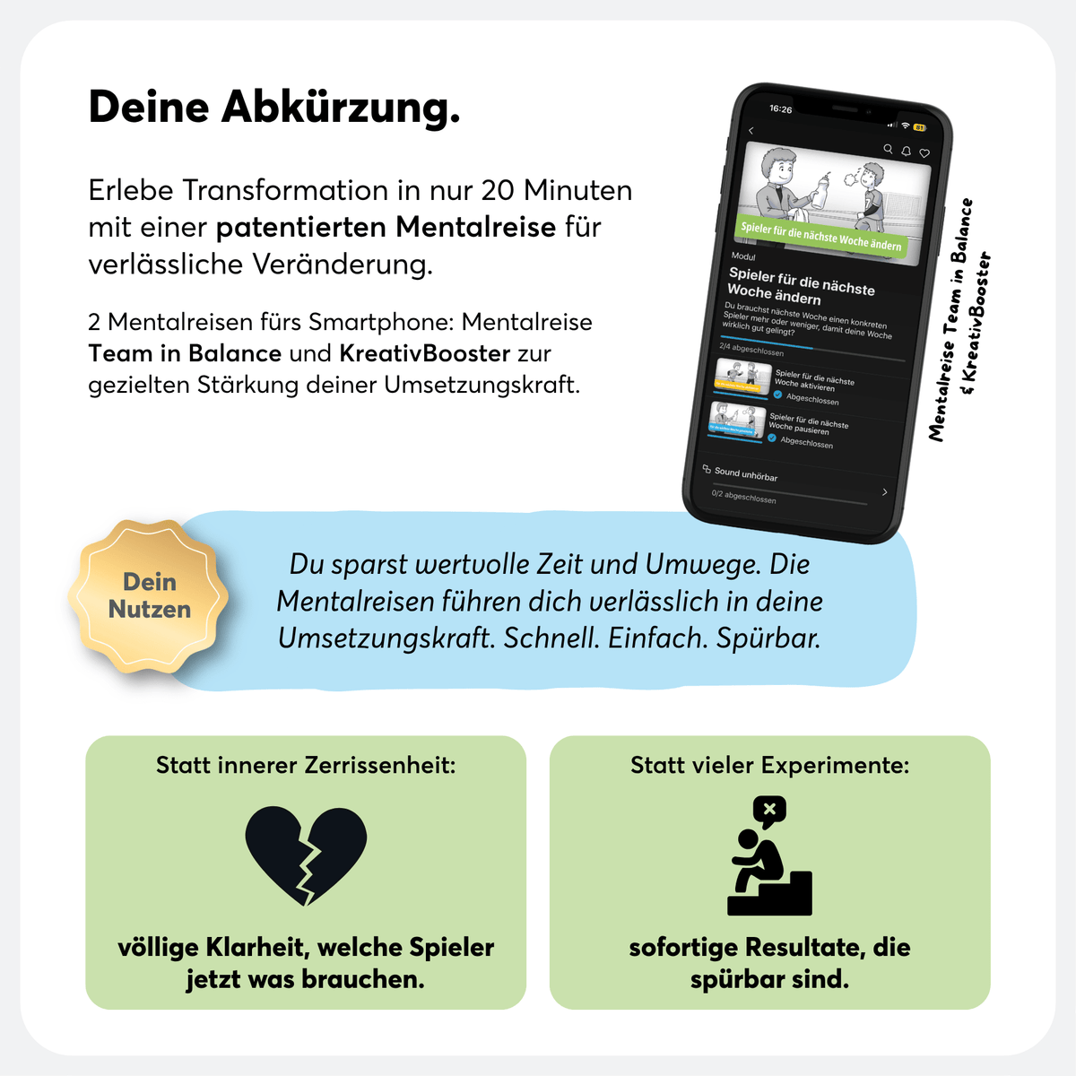 Aus Selbstzweifeln wird UmsetzungsKRAFT - TeamPLAY Shop