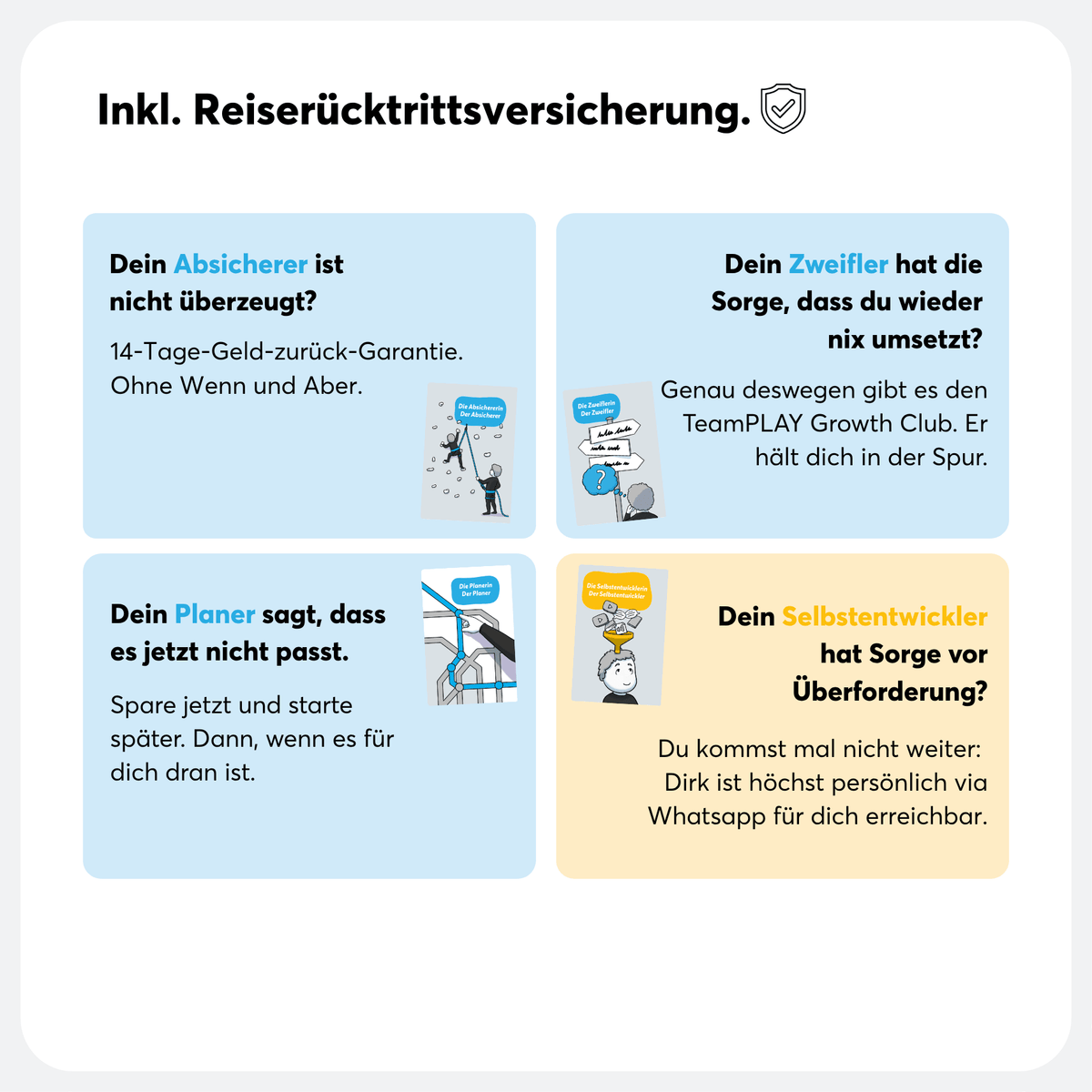 Aus Selbstzweifeln wird UmsetzungsKRAFT - TeamPLAY Shop