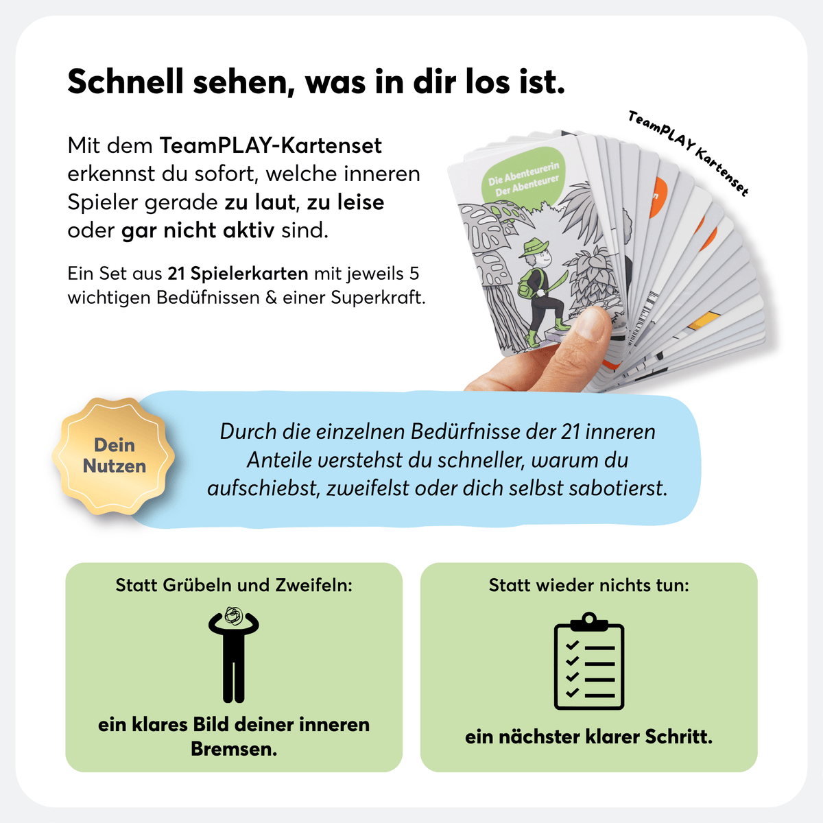 Aus Selbstzweifeln wird UmsetzungsKRAFT - TeamPLAY Shop