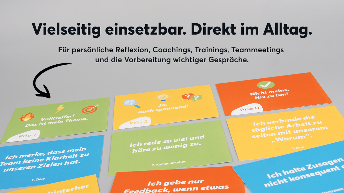 Coaching Cards - Für Führungskräfte - Mr. Transformation Shop