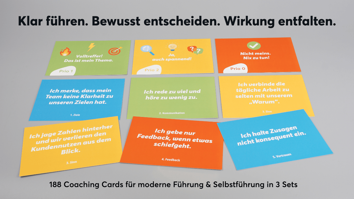 Coaching Cards - Für Führungskräfte - Mr. Transformation Shop