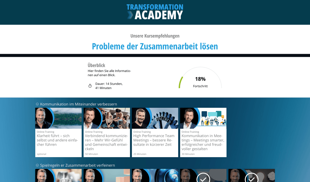 Jahreslizenz - Transformation Academy - Mr. Transformation Shop