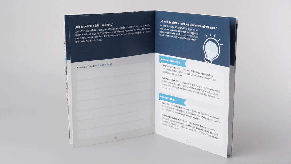 Playbook - Bühnenängste auflösen - Mr. Transformation Shop
