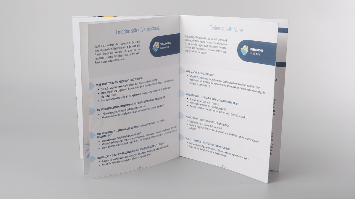 Playbook - Freundschaft vertiefen - Mr. Transformation Shop