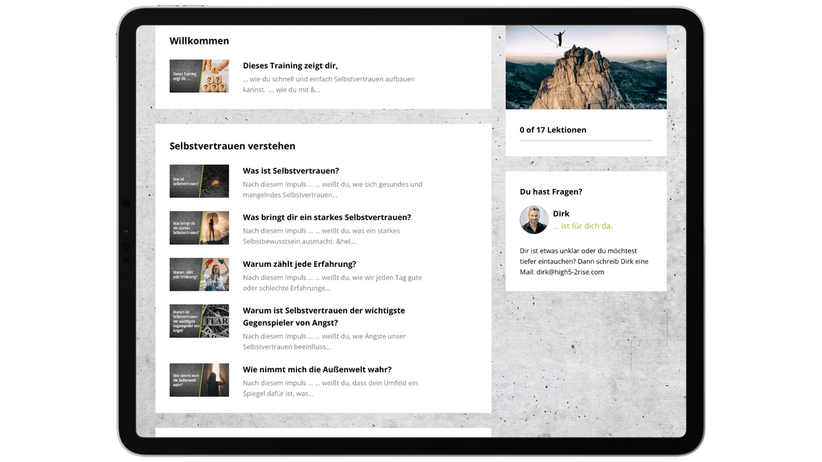 Videokurs: New Habits - Mr. Transformation Shop