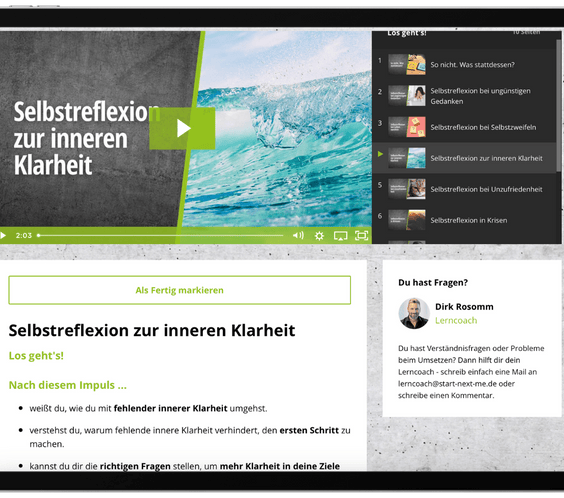 Videokurs: New Habits - Mr. Transformation Shop