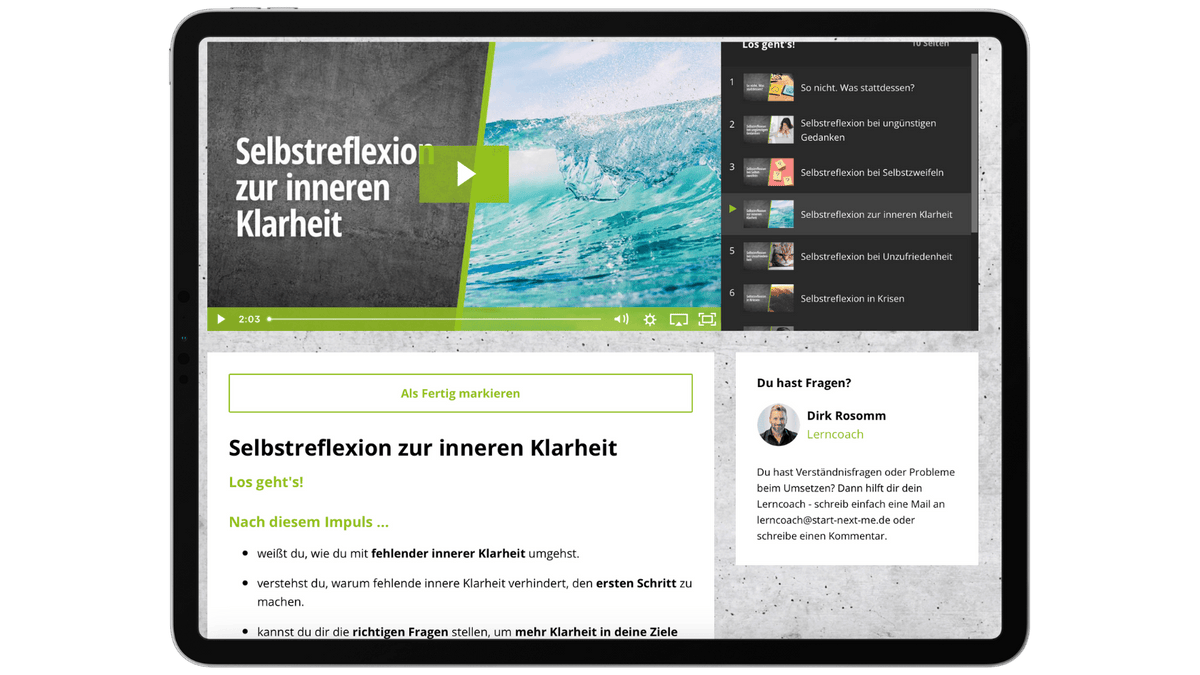 Videokurs: New Habits - Mr. Transformation Shop