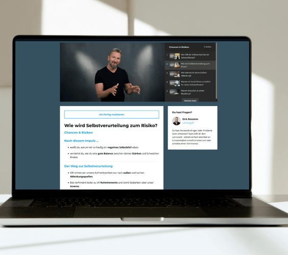 Videokurs: Selbstreflexion - Mr. Transformation Shop